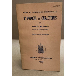 Bases de l'astrologie individuelle / typologie et caractères