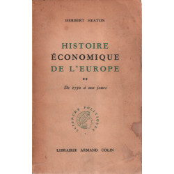 Histoire économique de l'europe / tome 2 : de 1750 à nos jours