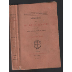 Mémoires de Mme De La Fayette