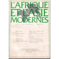 L' afrique et l 'asie modernes n° 154