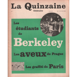 La quinzaine litteraire n° 66 / les etudiants de berkeley- les...