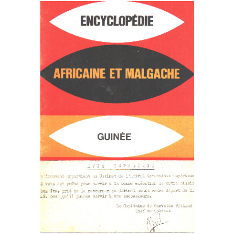 Encyclopedie africaibne et malgache / guinée