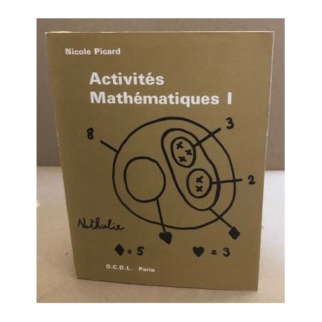 Activités mathématiques 1