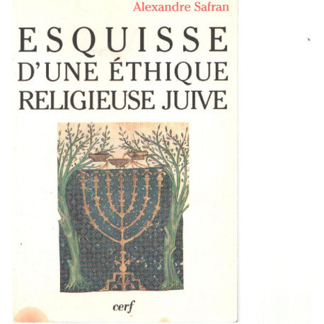 Esquisse d'une éthique religieuse juive