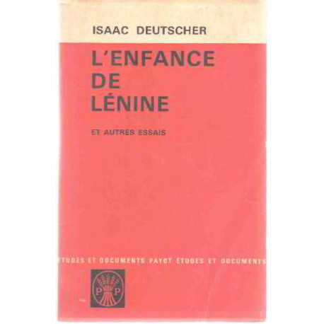 L'enfance de lenine et autres essais