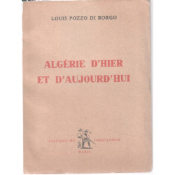 Algérie d'hier et d'aulourd'hui