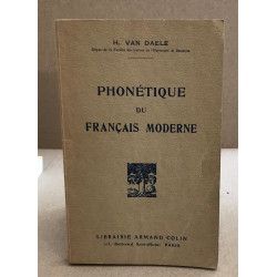 Phonétique du français moderne