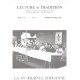 Revue lecture et tradition n° 117 / la XV° journée chouanne