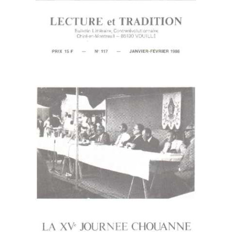 Revue lecture et tradition n° 117 / la XV° journée chouanne