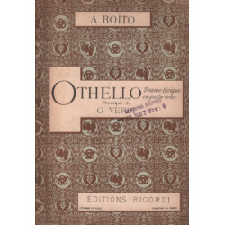 Othello / drame lyrique en qutre actes