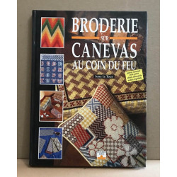 Broderie sur canevas au coin du feu