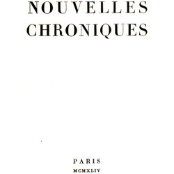 Nouvelles chroniques / EO numerotée