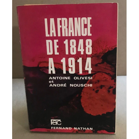 La france de 1848 à 1914