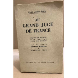 Au grand juge de france / enquete en revision d'un arret de cour...