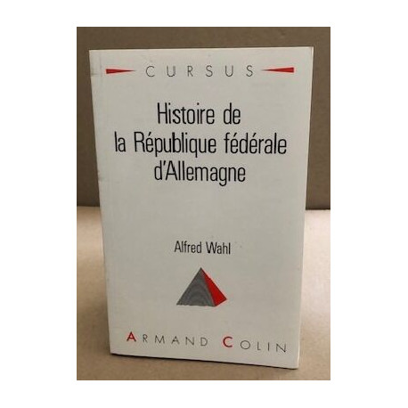 Histoire de la République fédérale d'Allemagne