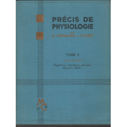 Precis de physiologie / tome 1 fasccicule 2 : digestion-excretion...