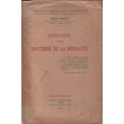 Esquisse d'une doctrine de la moralite