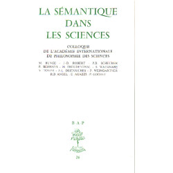 La sémantique dans les sciences / colloque de l'academie...