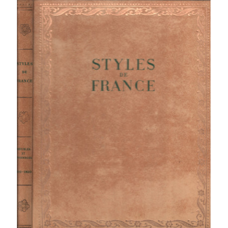 Styles de france / meubles et ensembles de 1610 à 1920