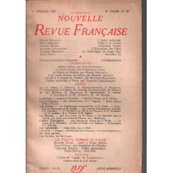 La nouvelle revue francaise 5e année n° 50