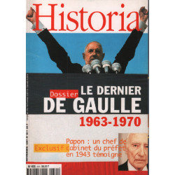 Historia magazine n° 1997 / le dernier de gaulle 1963-1970