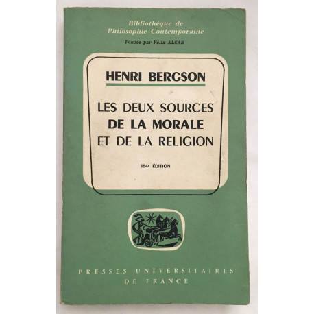 Les deux sources de la morale et de la religion