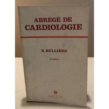 Abrégé de cardiologie