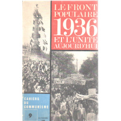 Le front pouplaire 1936 et l'unite aujourd'hui