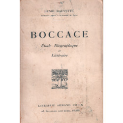 Boccace / etude biographique et littéraire