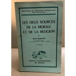 Les deux sources de la morale et la religion