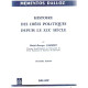 Histoire des idées politiques depuis le XIX° siecle