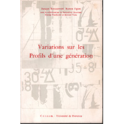 Variations sur les profils d'une génération