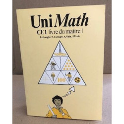 uni maths ce1 maitre 1: livre du maître