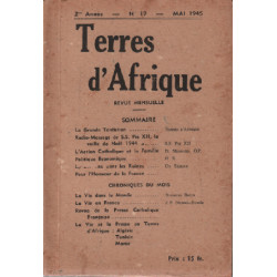 Terre d'afrique n° 17