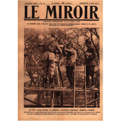 Le miroir publication hebdomadaire n° 71 / le general franchet...