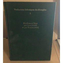 Traductions hébraïques des evangiles / evangiles de matthieu et de...