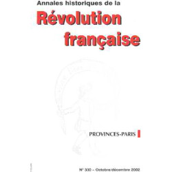 Annales historiques de la revolution francaise n° 330/ provinces-paris