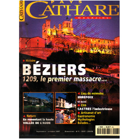 Pays cathare n° 5 / beziers 1209 le premier massacre