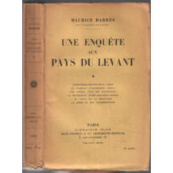 Une enquète aux pays du levant tome 1