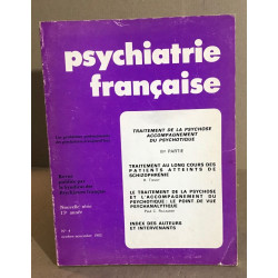 Psychiatrie française n° 4