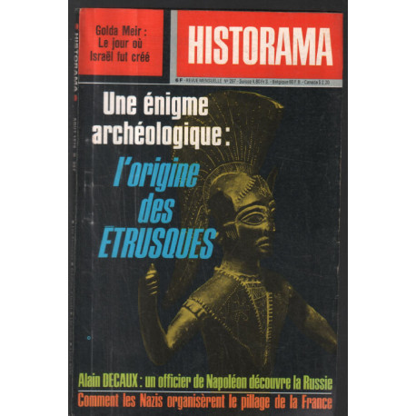 Une énigme archéologique : l'origine des Etrusques (revue...