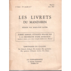 Les livrets du mandarin n° 6-7 / albert samian atticiste malgre...