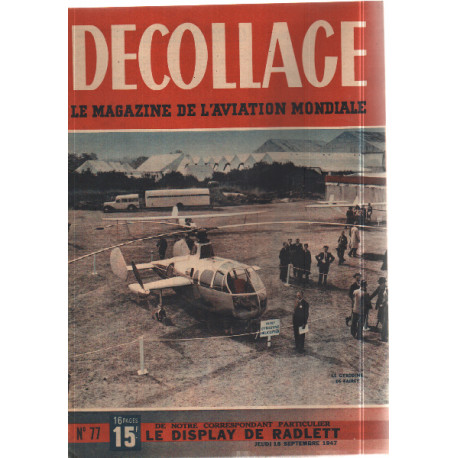 Decollage / le magazine de l'aviation mondiale n° 77 / le gyrodine...