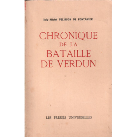 Chronique de la bataille de verdun