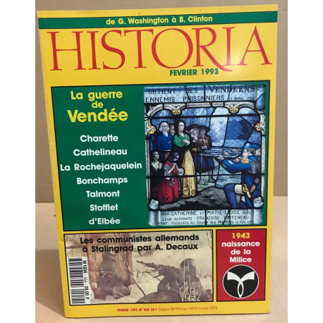 Historia n° 554 / la guerre de vendée