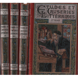 Etudes et causeries litteraires/ 4 tomes