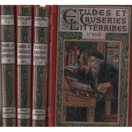 Etudes et causeries litteraires/ 4 tomes