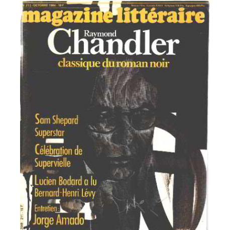 Magazine litteraire n° 211 / raymond chandler classique du roman noir