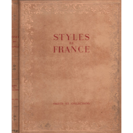 Styles de france objets et collections de 1610 à 1920