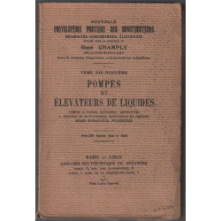 Pompes et élévateurs de liquides